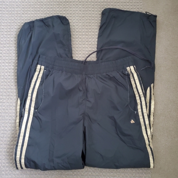 adidas Pants & Jumpsuits | Adidas Rare Olive Green Gold Striped Pants L | Poshmark